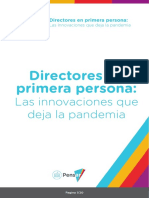 Directores en Primera Persona - Informe