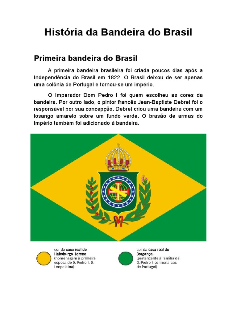 História Da Bandeira Do Brasil | PDF