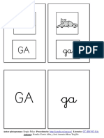 Cartilla - Fotosilabica - GA GO GU GUE GUI