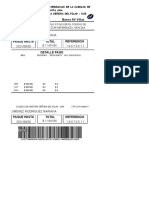 Banco AV Villas: Cta 029 - 06440 - 9 Solo Si No Lee El Codigo de Barras. Por Favor Digitar Referencia. Gracias