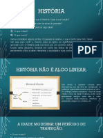 História: evolução, práticas e pensamento