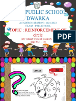 Delhi Public School, Dwarka: Topic: Reinforcement of Circle