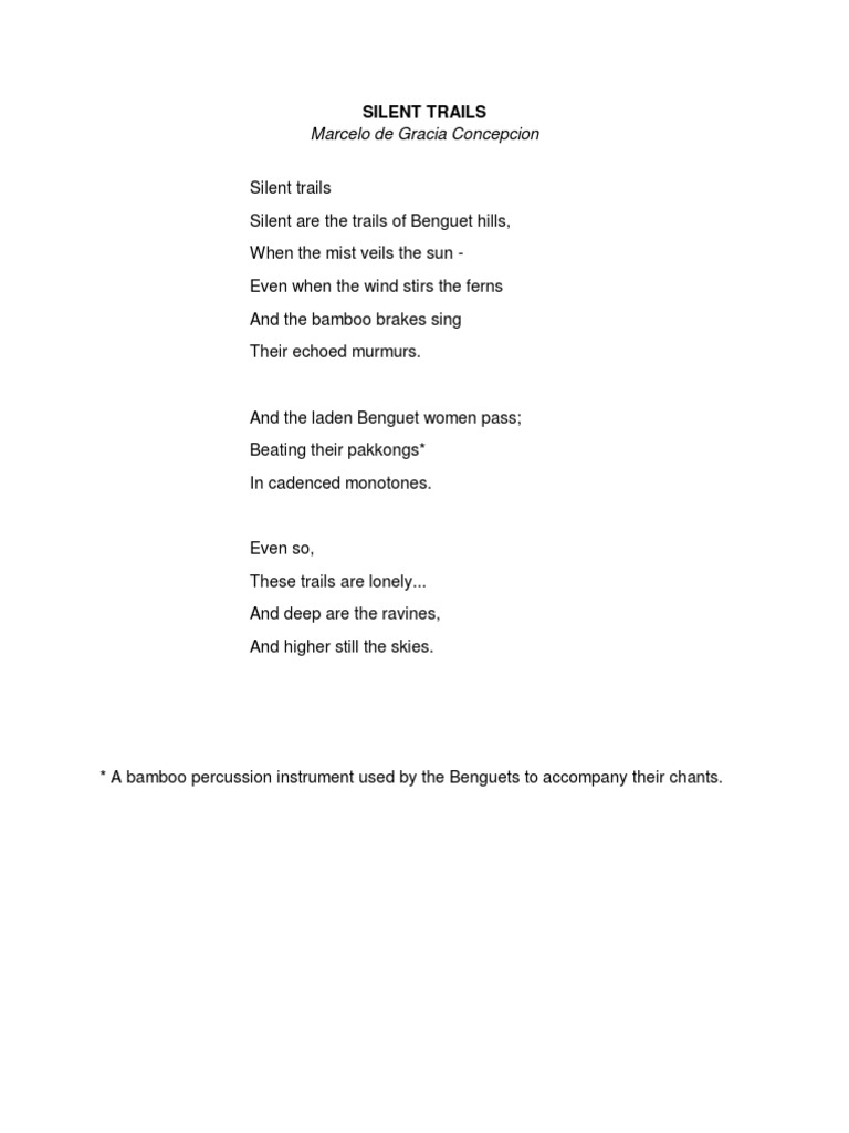 Marcelo de Gracia Concepcion Silent Trails PDF