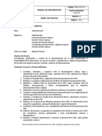 Perfil y Requisitos para La Plaza de Técnico de Gestión Documental