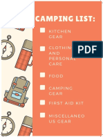 Camping List:: Kitchen Gear