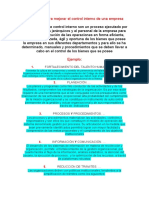 Estrategias para Mejorar El Control Interno de Una Empresa