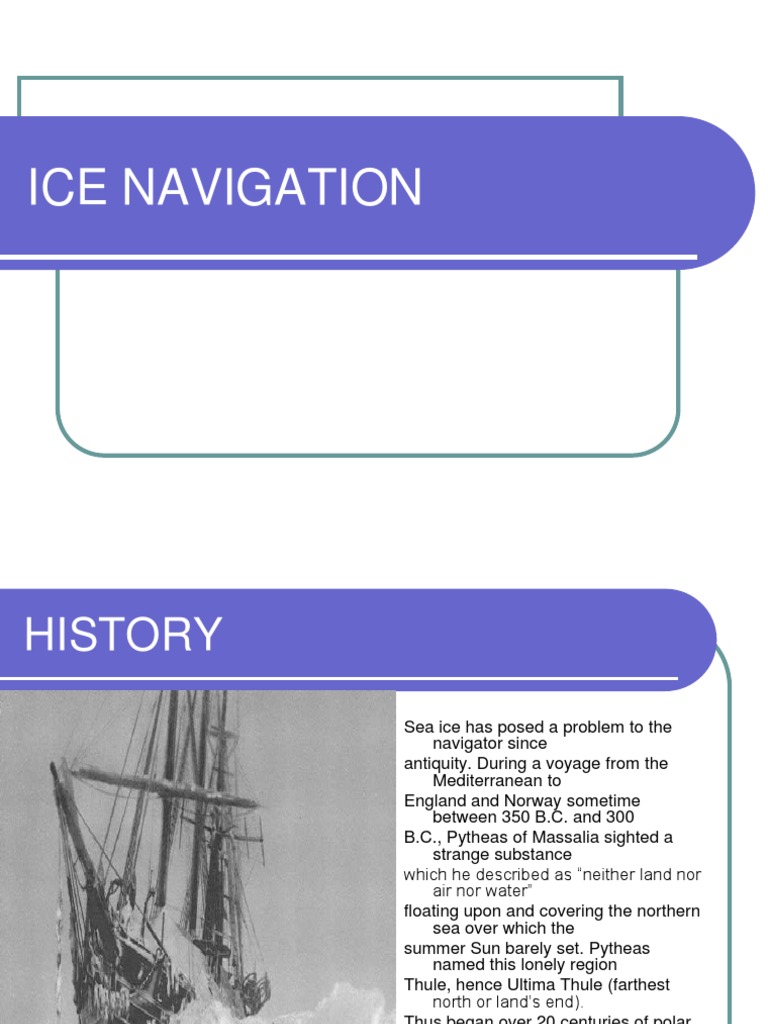 Sea Ice Navigation and Icebergs Explained | PDF | Sea Ice | Ice
