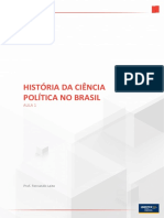 História Da Ciência Política No Brasil - Aula 1