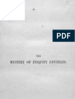 The Mystery of Iniquity Unveiled