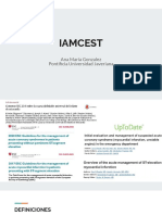 IAMCEST: Epidemiología, clasificación, diagnóstico y manejo inicial
