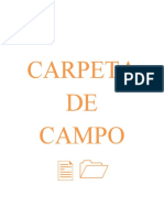 CARPETA DE CAMPO