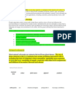 Additional Food Additive - Coloring