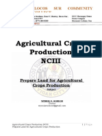 Agri-Crops Prepare Land 1st-2nd Week Module