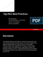 Oracle RAC 10g Best Practices