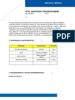 Informe de Biofísica Tarea 19 Septiembre