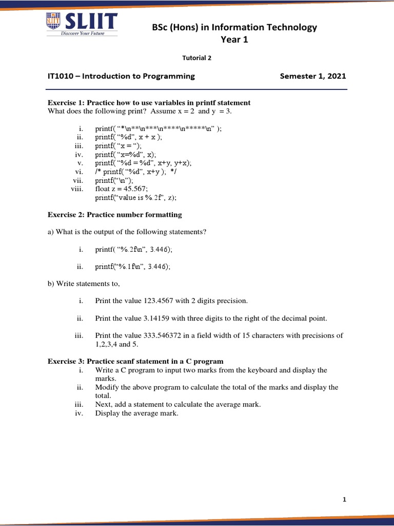 Tutorial 2 | PDF | Computer Architecture | Software Engineering