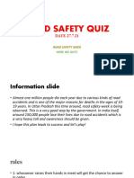 Road Safety Quiz