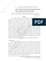 An Implementation of Illuminance Meter Using Light Dependent Resistor Integrated With Labview Program