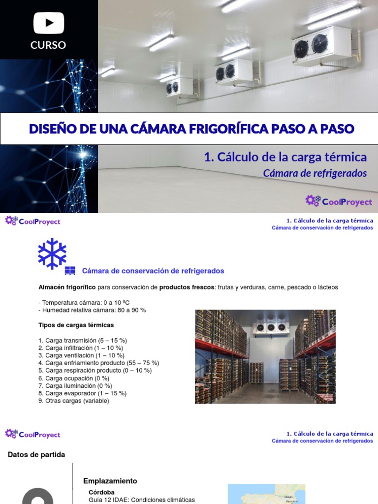 Diseño de Cámara Frigorífica Eficiente | PDF | Transferencia de calor