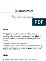 ISHAMPOO Figurative Language