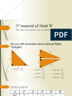 3rd Material of Math W