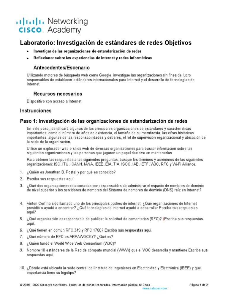 3.4.4 Lab Research Networking Standards PDF Wifi