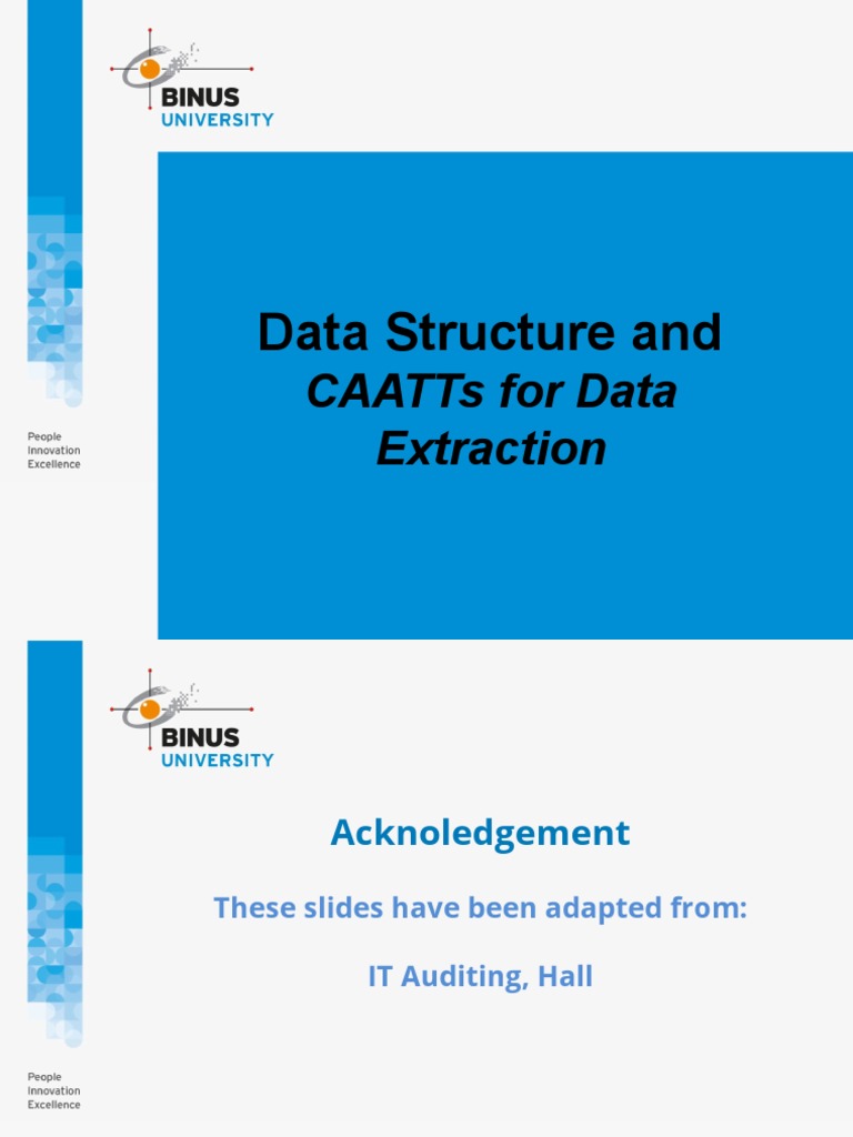 Data Structures & CAATTs Overview | PDF | Relational Model | Databases