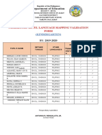 Language Mapping SY 2019-2020