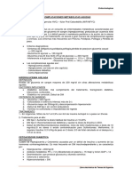 Diabetes Mellitus. Complicaciones Metabolicas Agudas