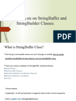 Aman Kant Sudhanshu - Analysis On StringBuffer and StringBuilder Classes