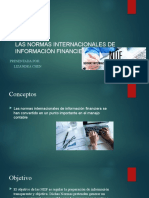 Las Normas Internacionales de Información Financiera (Niif