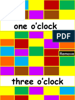 One O'clock One O'clock: Remove