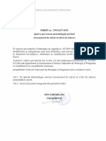 Ord. Presed. Comisiei Nationale de Strategie Si Prognoza Nr. 239 2019 Pentru Aprobarea Metodologiei Privind Mecanismul de Calcul Al Cifrei de Afaceri