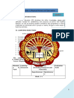 P.E. 1 Module 1 - First Semprelim-Midterm