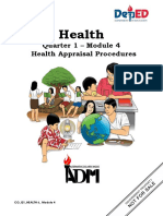 Health6 q1 Mod4 Health-Appraisal-Procedures v2