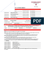 Group Assignment Cover Sheet: Student Details