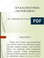 Kepaduan Kalimat Pada Sebuah Paragraf