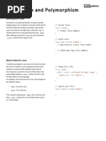 Learn Java - Inheritance and Polymorphism Cheatsheet - Codecademy