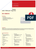 FTTH Solutions: DG-GR6010