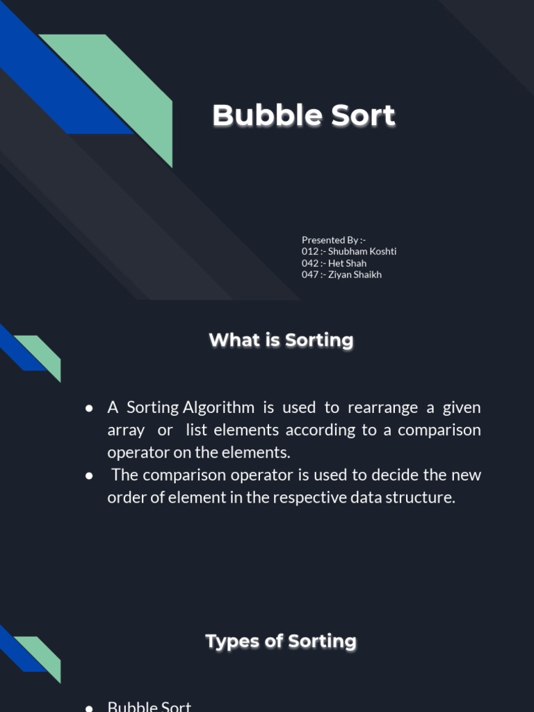 30 Days of Algorithms - Day 1: Bubble sort - Shahad's Blogs