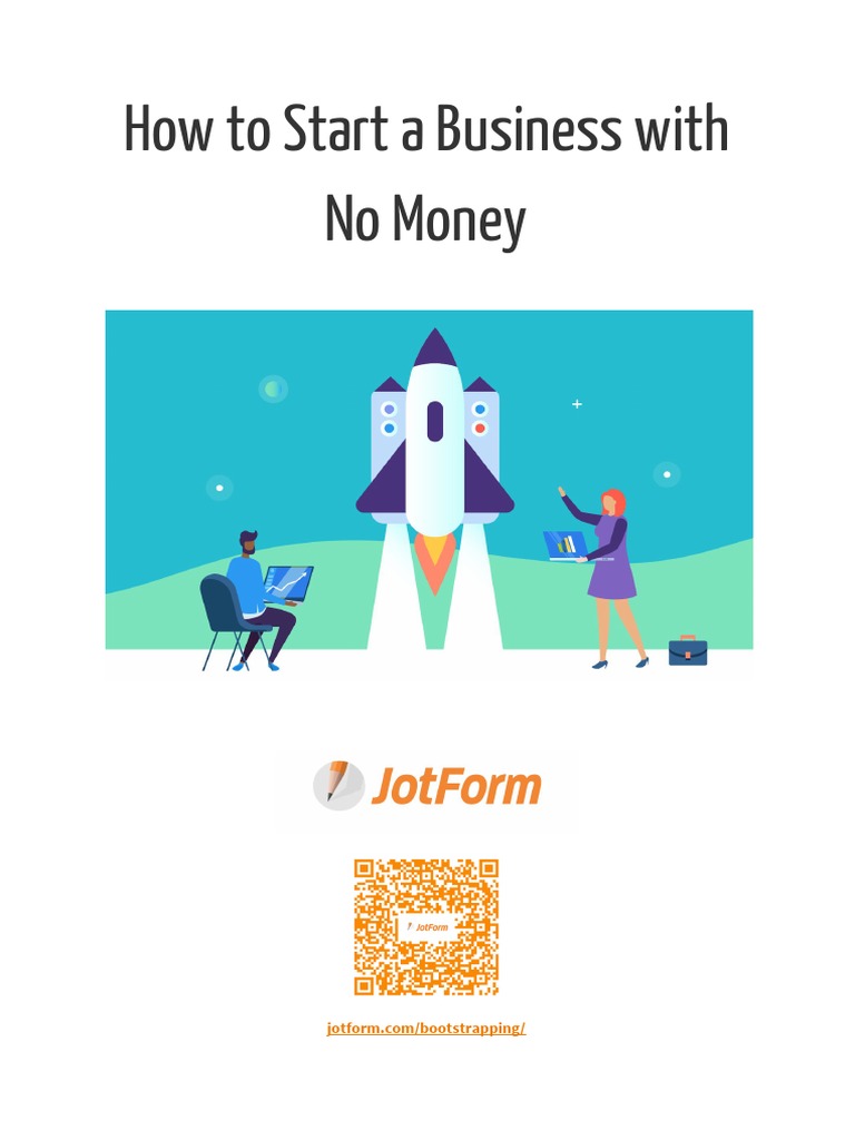 How To Start A Business With No Money PDF Startup Company Small