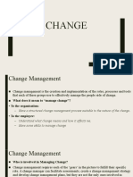 Change: DR - Pramod M
