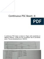 Continuous PSC Beam - Additional Problem