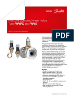 Pressure Operated Water Valve Type WVFX and WVS: Data Sheet