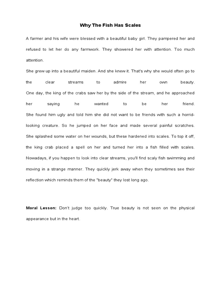 Why The Fish Has Scales PDF