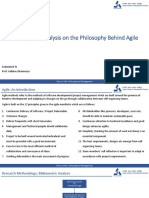 Bibliometric Analysis On The Philosophy Behind Agile