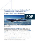 Disc. Note-6b Scale Economies-Boeing Bleeding Cash As 787 Dreamliner...