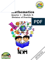 Mathematics: Quarter 1 - Module 4: Division of Fractions