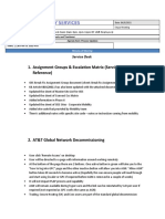 Assignment Groups & Escalation Matrix (Servicedesk Reference)