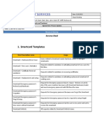 Smartcard Templates: Service Desk